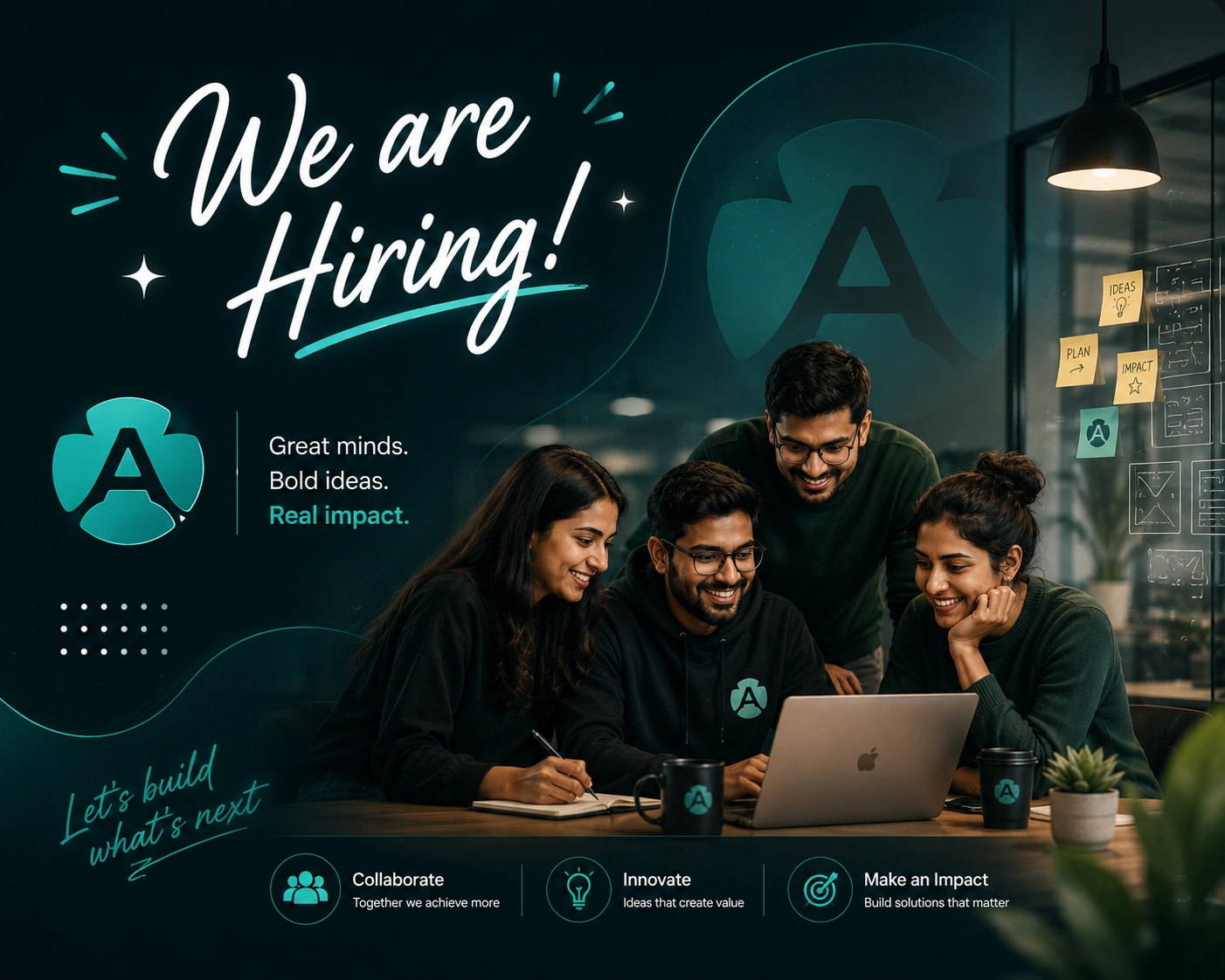 Apenz AI team collaborating on AI-powered products