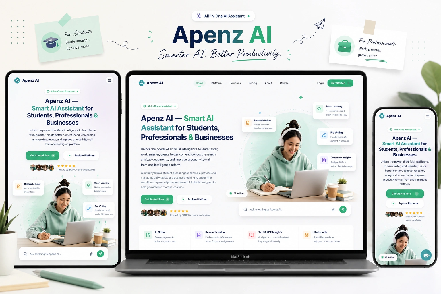 Apenz AI workspace for everyone
