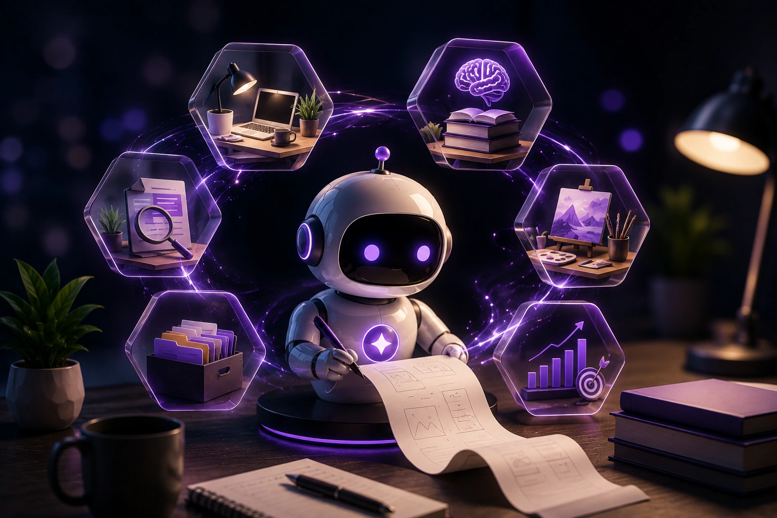 Productivity-Focused Environment illustration