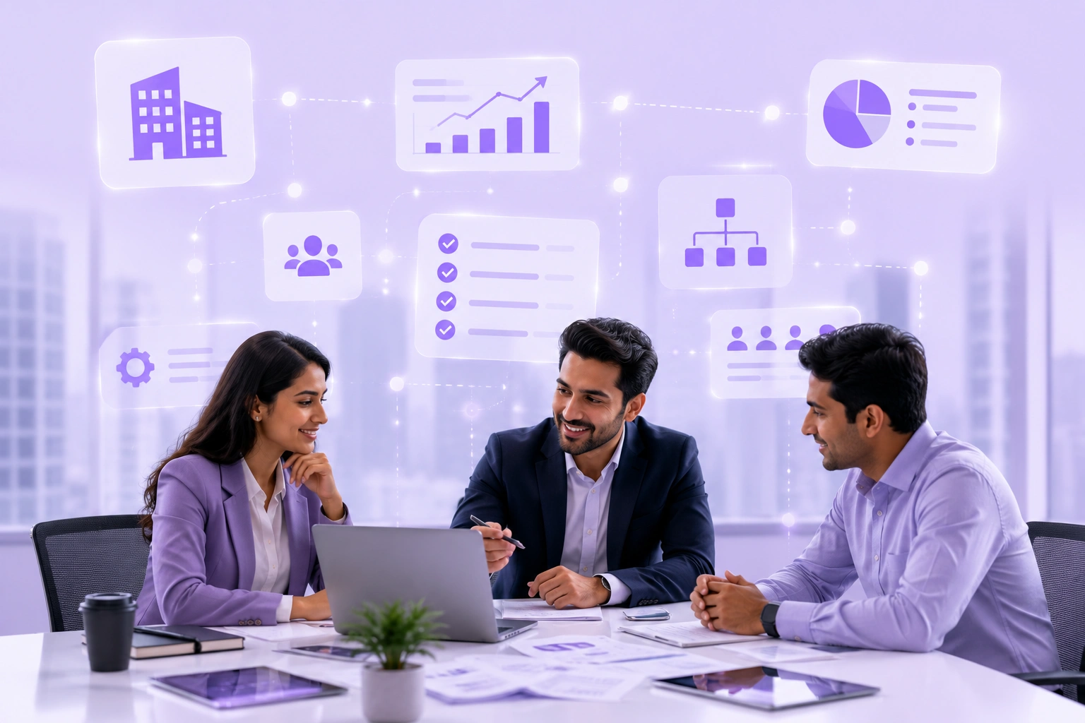 Businesses illustration