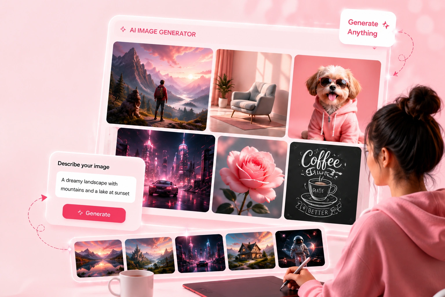 AI Image Generator illustration
